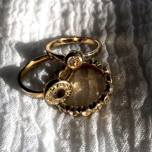 Set of three – coach rings